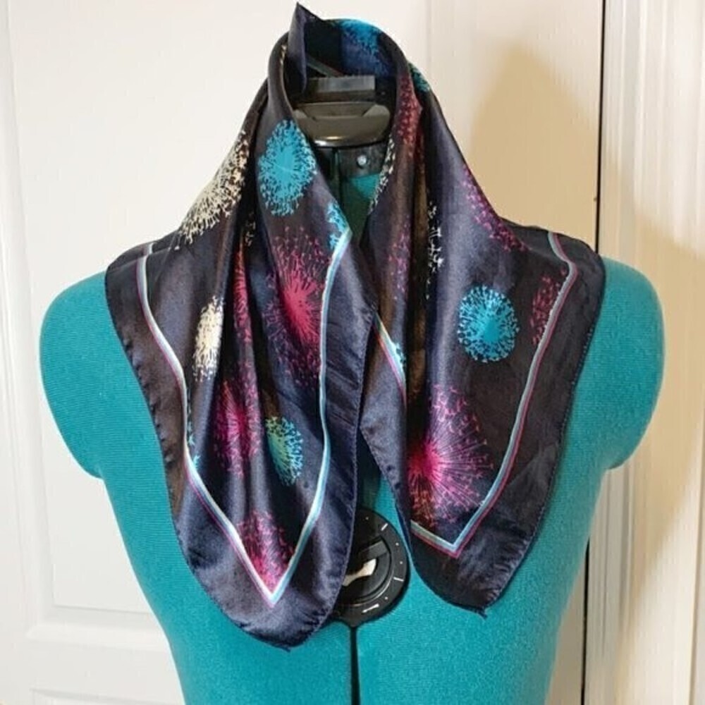 Multi Color Printed Casual Neck Scarf
